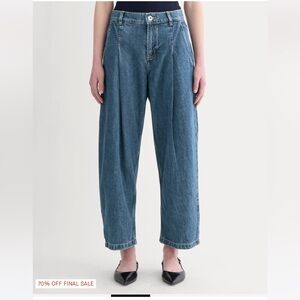 Everlane Women's Trouser Jeans in Blue